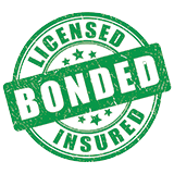 Licensed, Bonded, and Insured 